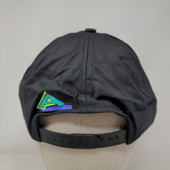 It's an Attitude Thing Snapback Hat Black One Size Adjustable 6 Panel Cotton - Picture 5 of 7